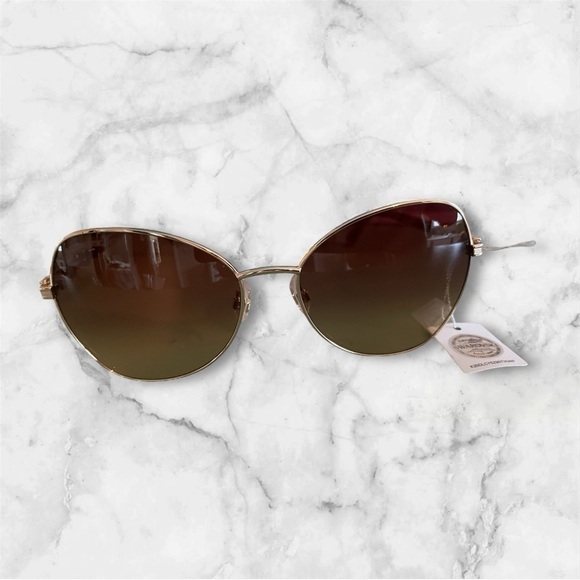 Swarovski butterfly pilot Women's Sunglasses with case - Picture 10 of 16